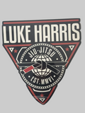 Luke Harris Triangle Bumper Sticker