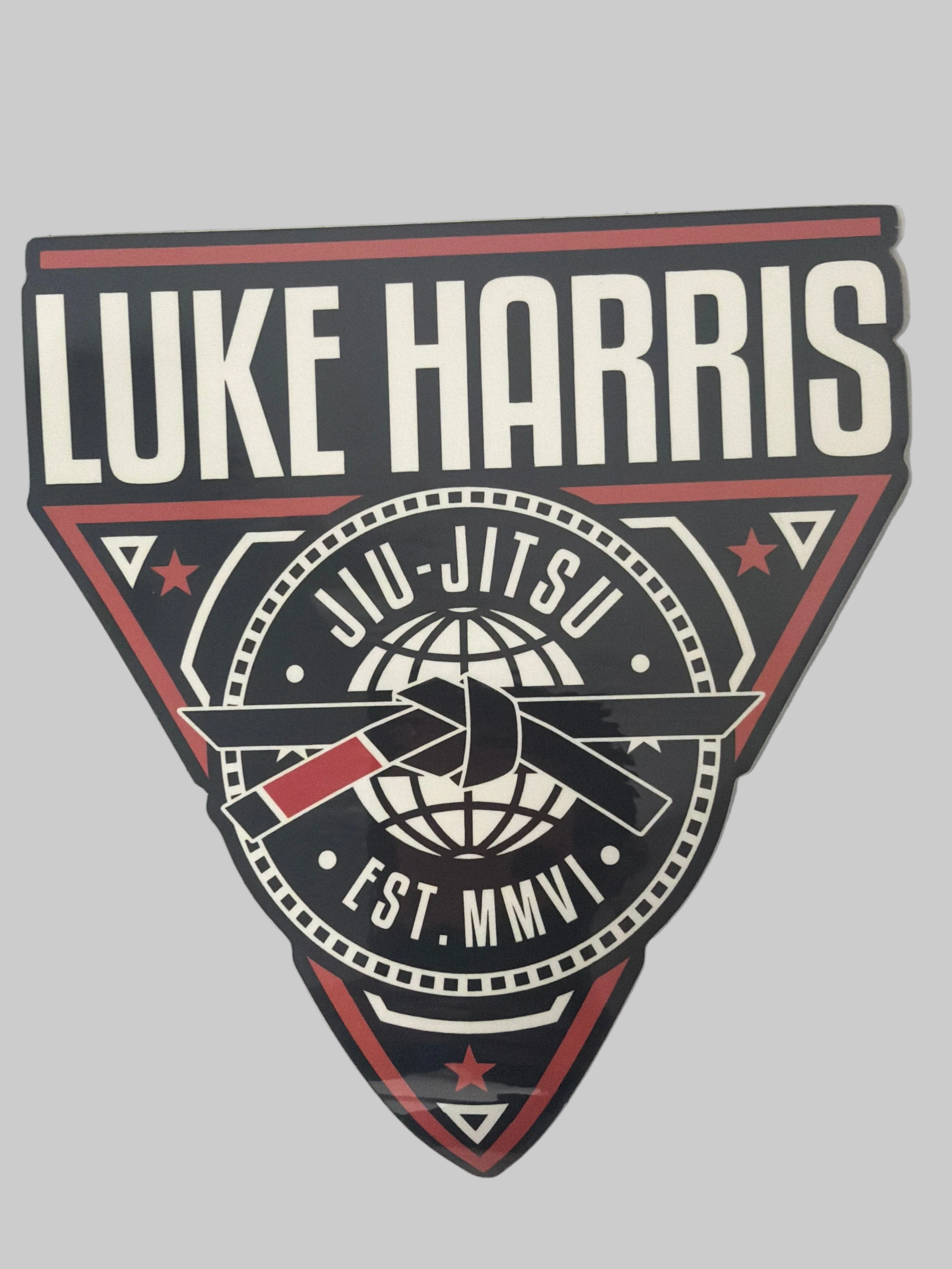 Luke Harris Triangle Bumper Sticker