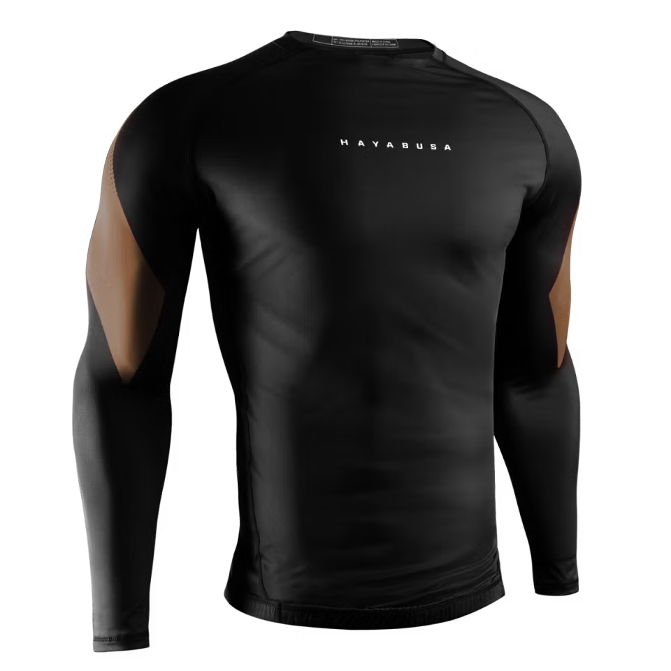 Hayabusa Men’s Pro Ranked Long Sleeve Rash Guard